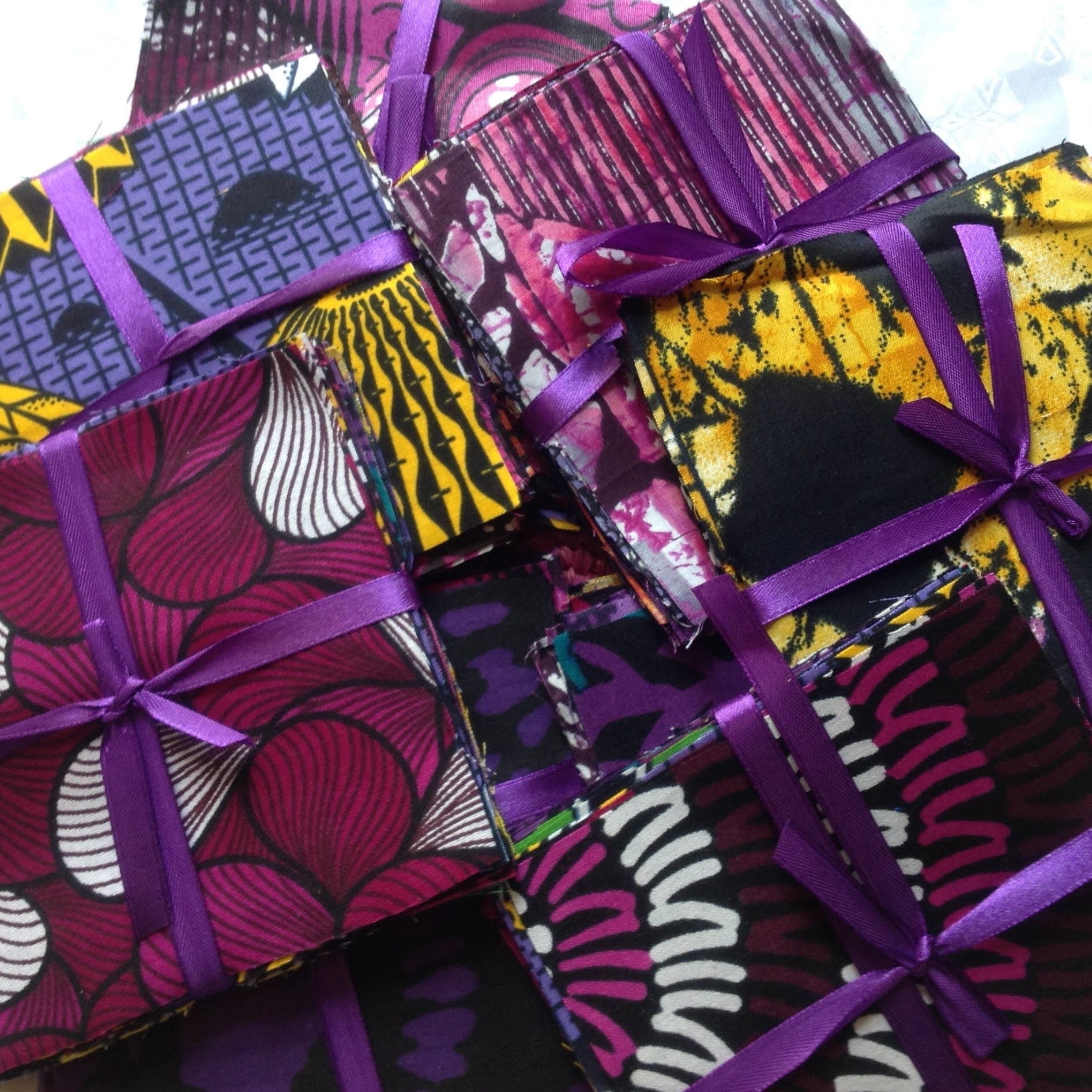 5 Purple Charm Packs – Quilt Africa Fabrics